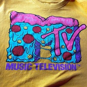 yellow mtv unisex shirt